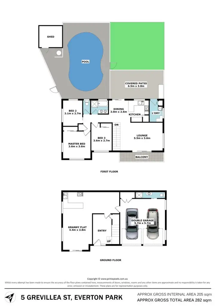 Floorplan of Homely house listing, 5 Grevillea Street, Everton Hills QLD 4053