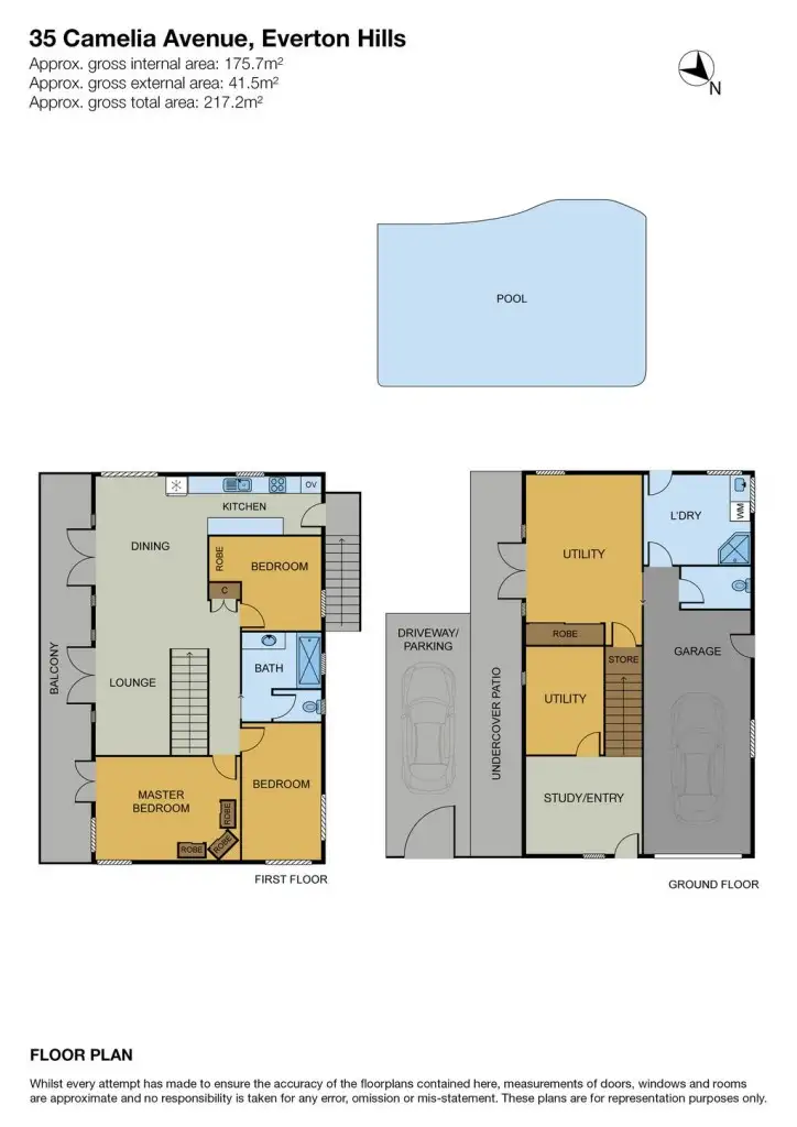 Floorplan of Homely house listing, 35 Camelia Avenue, Everton Hills QLD 4053