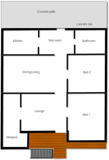 Floorplan of Homely house listing, 14 Dangar Street, West Kempsey NSW 2440