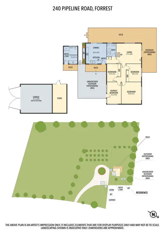 Floorplan of Homely house listing, 240 Pipeline Road, Forrest VIC 3236
