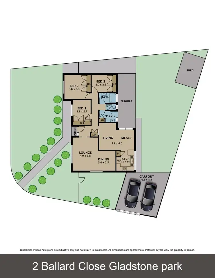 Floorplan of Homely house listing, 2 Ballard Close, Gladstone Park VIC 3043