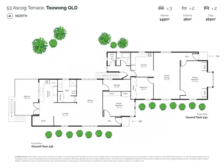 Floorplan of Homely house listing, 53 Ascog Terrace, Toowong QLD 4066