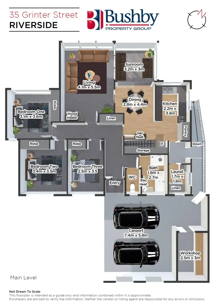Floorplan of Homely house listing, 35 Grinter Street, Riverside TAS 7250