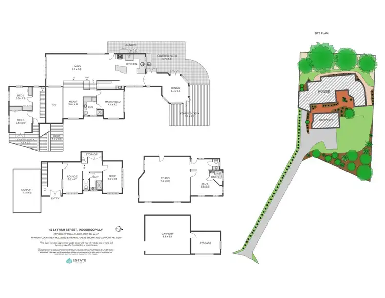 Floorplan of Homely house listing, 42 Lytham Street, Indooroopilly QLD 4068