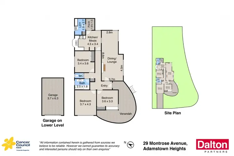 Floorplan of Homely house listing, 29 Montrose Avenue, Adamstown Heights NSW 2289