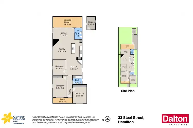 Floorplan of Homely house listing, 33 Steel Street, Hamilton NSW 2303
