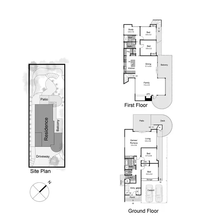 Floorplan of Homely house listing, 24 Maryrose Street, Blairgowrie VIC 3942