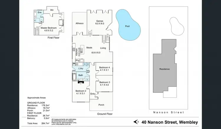 Floorplan of Homely house listing, 40 Nanson Street, Wembley WA 6014