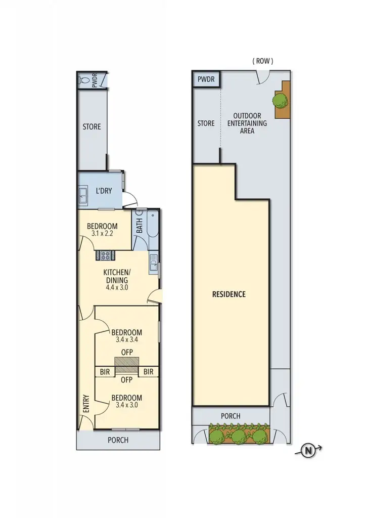 Floorplan of Homely house listing, 13 Egremont Street, Fitzroy North VIC 3068