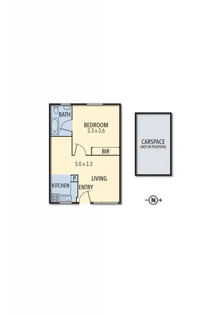 Floorplan of Homely apartment listing, 2/11 Brougham Street, Richmond VIC 3121
