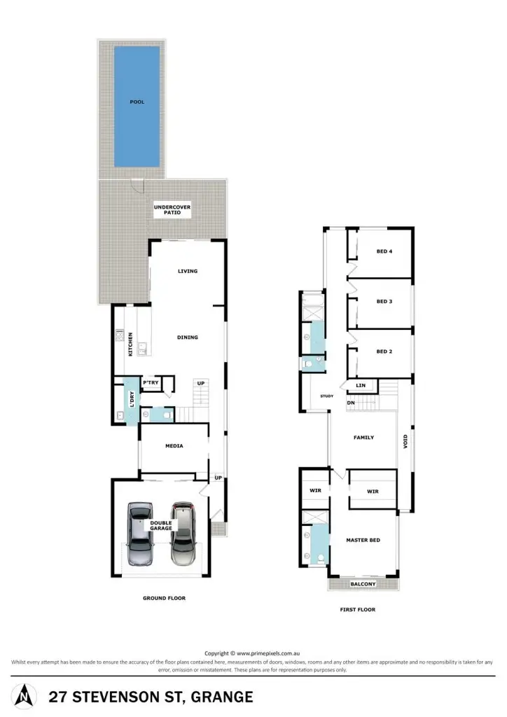 Floorplan of Homely house listing, 27 Stevenson Street, Grange QLD 4051