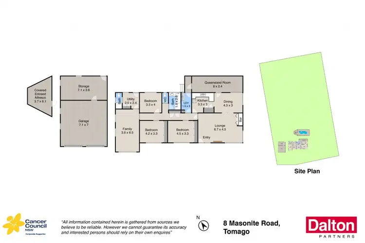 Floorplan of Homely house listing, 8 Masonite Road, Tomago NSW 2322