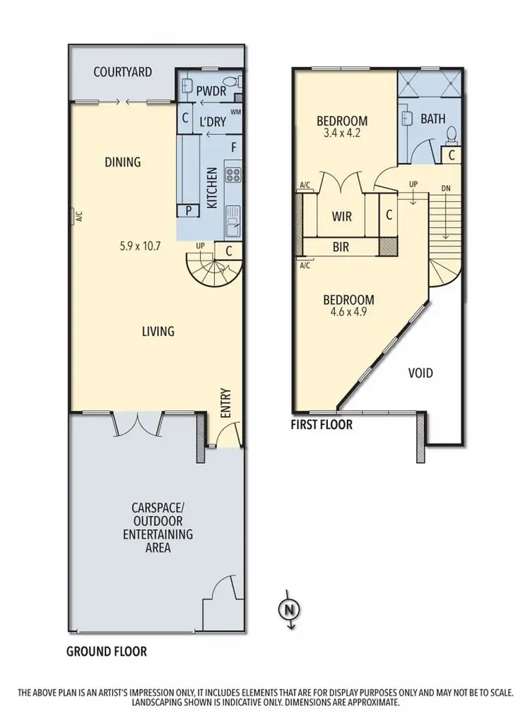 Floorplan of Homely house listing, 2 Dove Place, Richmond VIC 3121