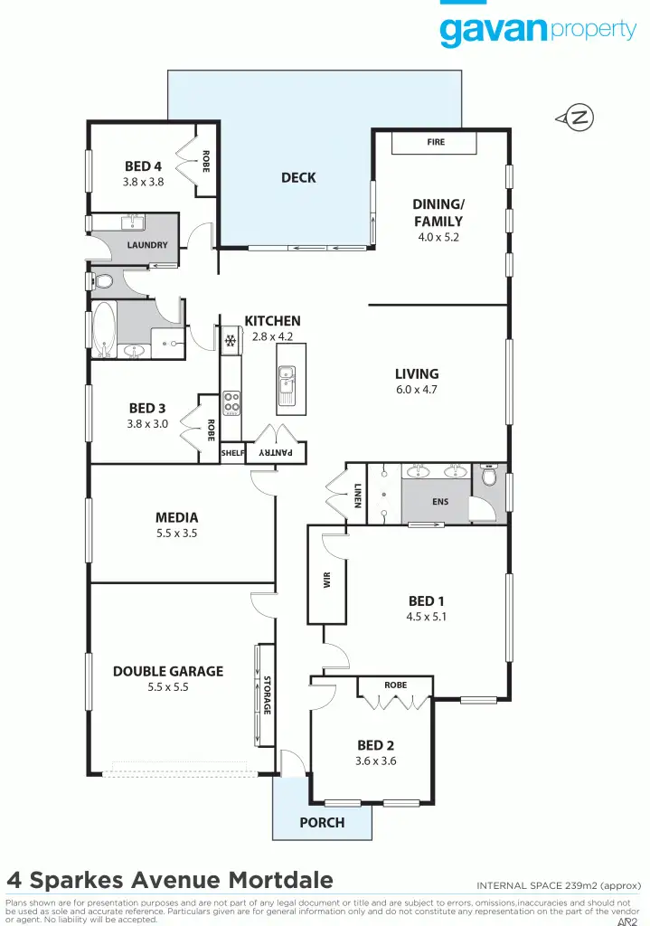 Floorplan of Homely house listing, 4 Sparkes Avenue, Mortdale NSW 2223
