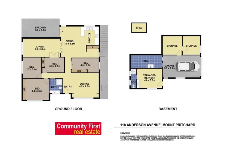 Floorplan of Homely house listing, 118 Anderson Avenue, Mount Pritchard NSW 2170