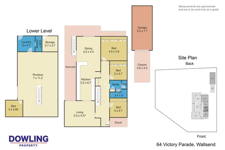 Floorplan of Homely house listing, 64 Victory Parade, Wallsend NSW 2287