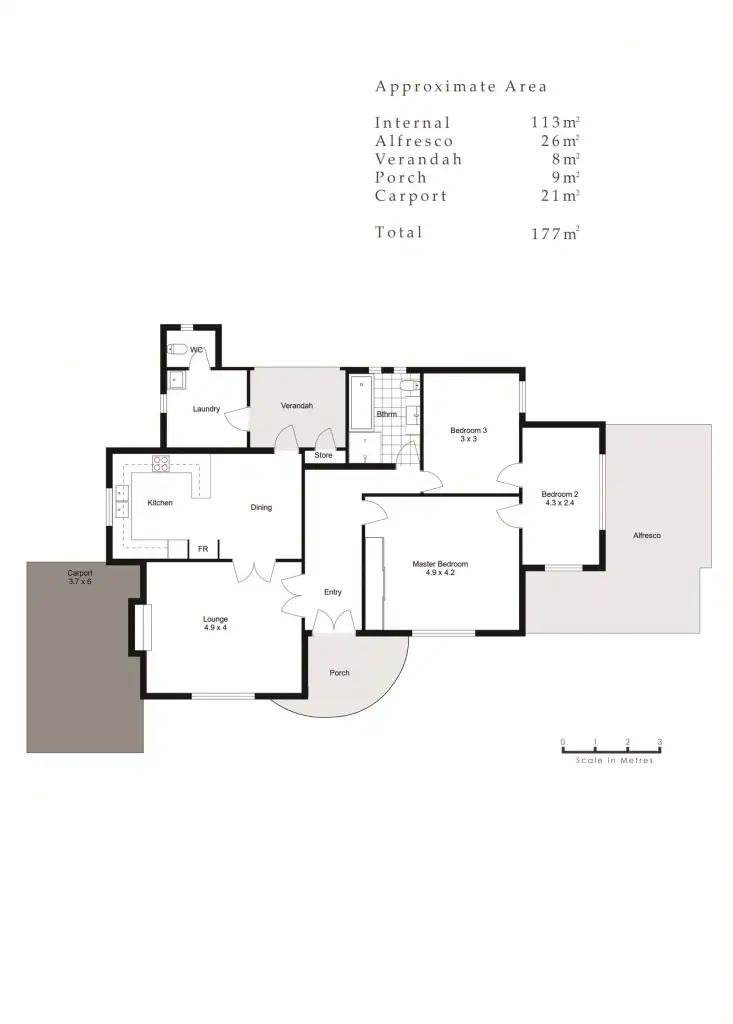 Floorplan of Homely house listing, 1/224 Hampton Road, Beaconsfield WA 6162