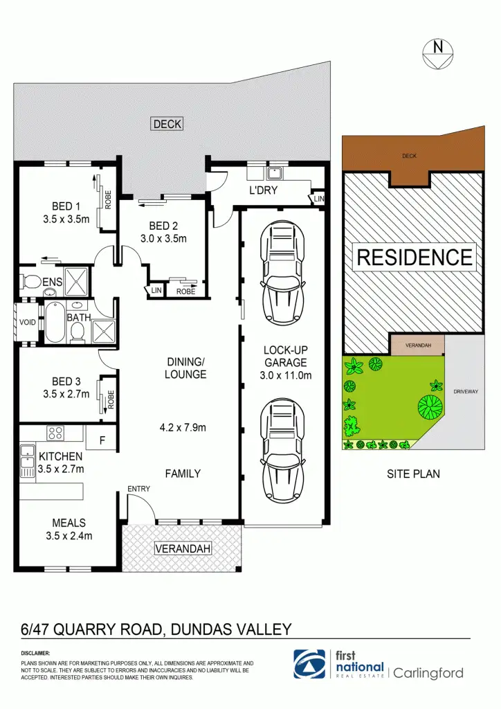 Floorplan of Homely villa listing, 6/47 Quarry Road, Dundas Valley NSW 2117