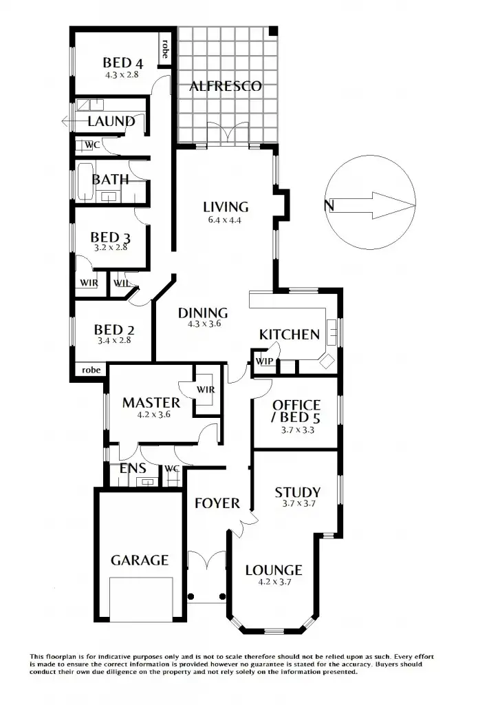 Floorplan of Homely house listing, 5 Richmond Circus, East Fremantle WA 6158