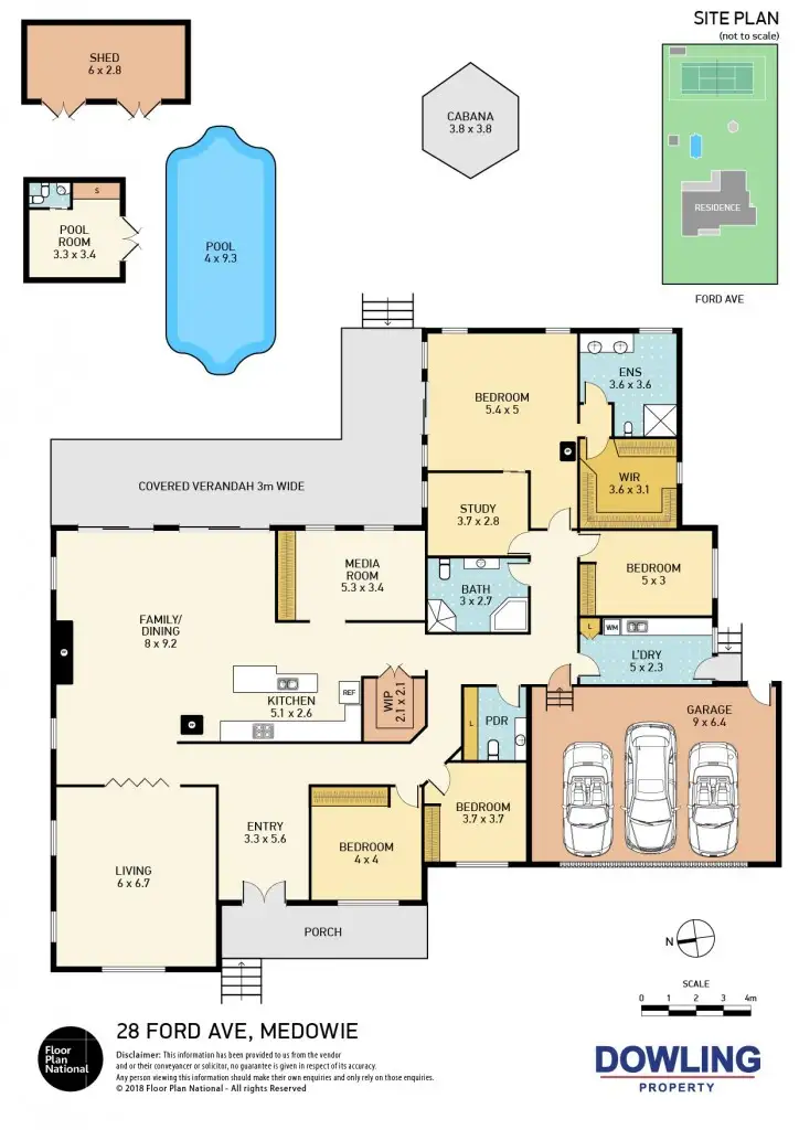 Floorplan of Homely house listing, 28 Ford Avenue, Medowie NSW 2318