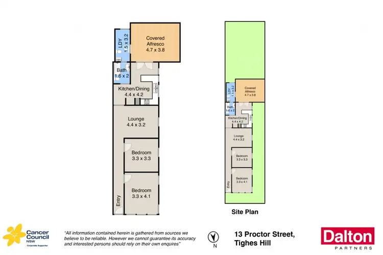 Floorplan of Homely house listing, 13 Proctor Street, Tighes Hill NSW 2297