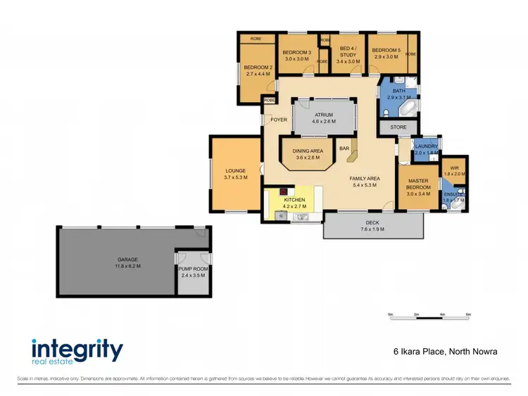 Floorplan of Homely house listing, 6 Ikara Place, North Nowra NSW 2541