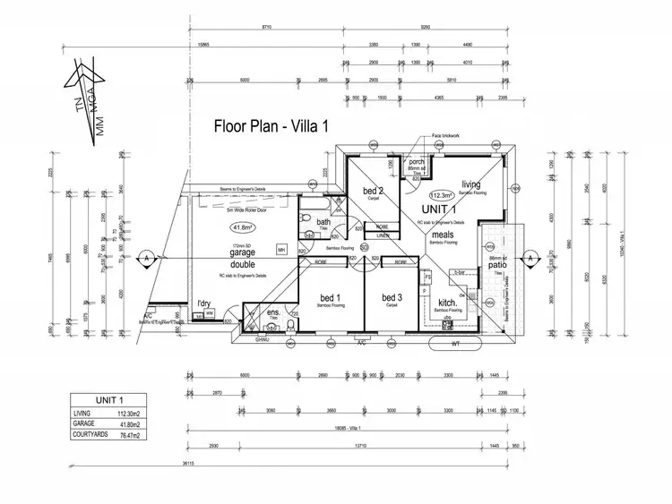 Floorplan of Homely villa listing, 1/1 Vidler Ave, Woy Woy NSW 2256