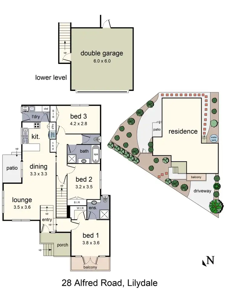 Floorplan of Homely house listing, 28 Alfred Road, Lilydale VIC 3140