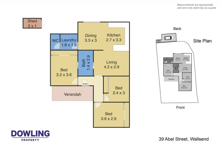 Floorplan of Homely house listing, 39 Abel Street, Wallsend NSW 2287