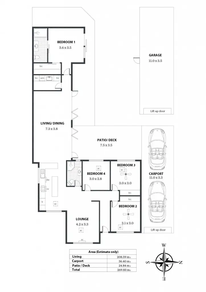 Floorplan of Homely house listing, 24 Tyringa Avenue, Rostrevor SA 5073