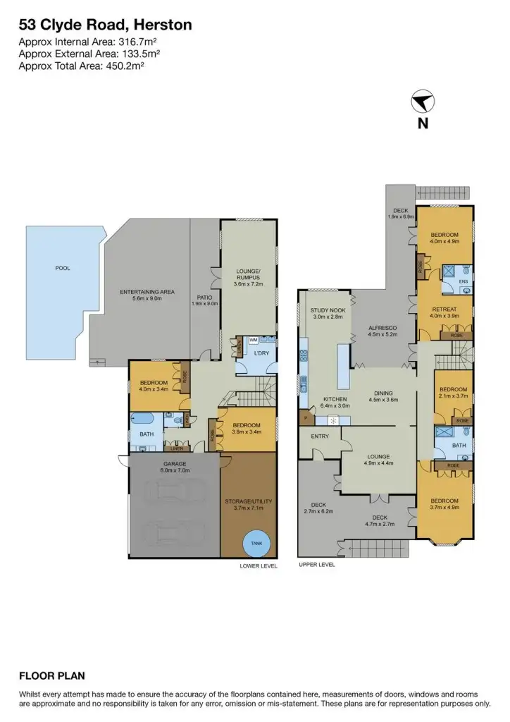 Floorplan of Homely house listing, 53 Clyde Road, Herston QLD 4006