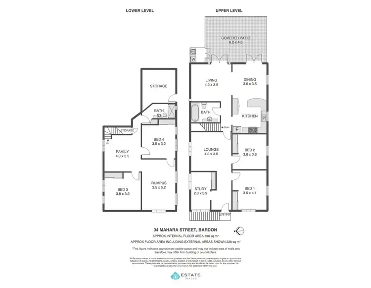 Floorplan of Homely house listing, 34 Mahara Street, Bardon QLD 4065