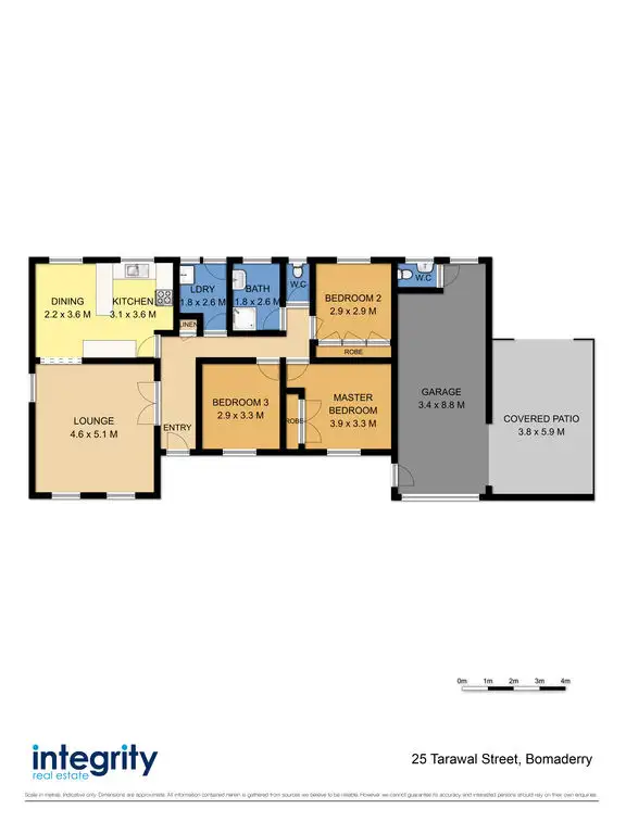 Floorplan of Homely house listing, 25 Tarawal Street, Bomaderry NSW 2541