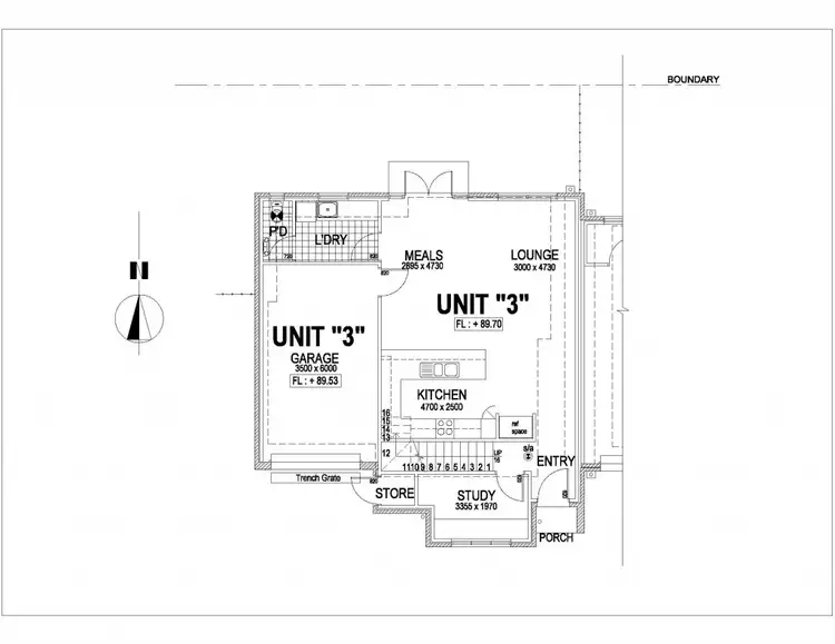 Floorplan of Homely townhouse listing, 3/102 Main Street, Blackburn VIC 3130