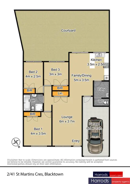 Floorplan of Homely villa listing, 2/41 St Martins Crescent, Blacktown NSW 2148