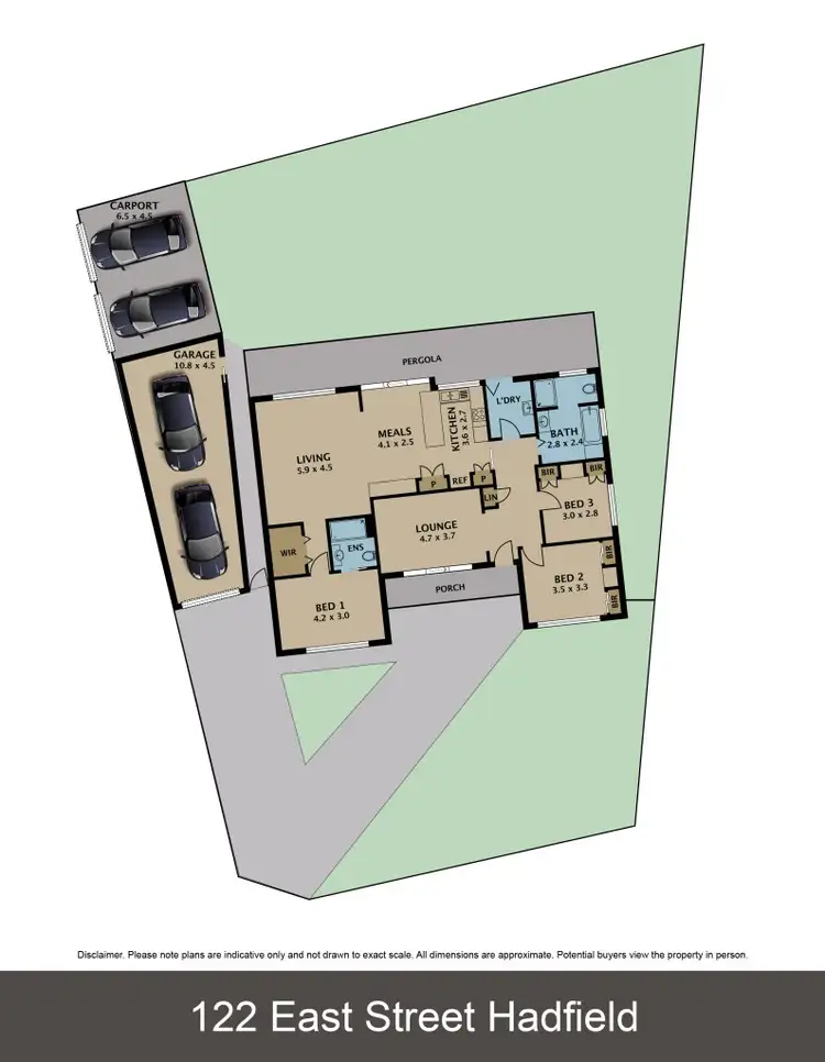 Floorplan of Homely house listing, 122 East Street, Hadfield VIC 3046