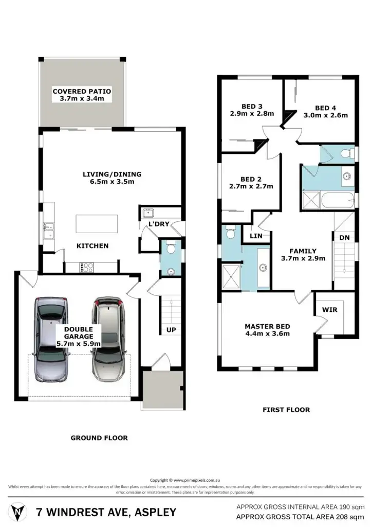 Floorplan of Homely house listing, 7 Windrest Ave, Aspley QLD 4034