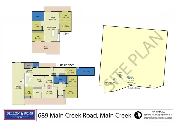 Floorplan of Homely rural property listing, 689 Main Creek Road, Dungog NSW 2420