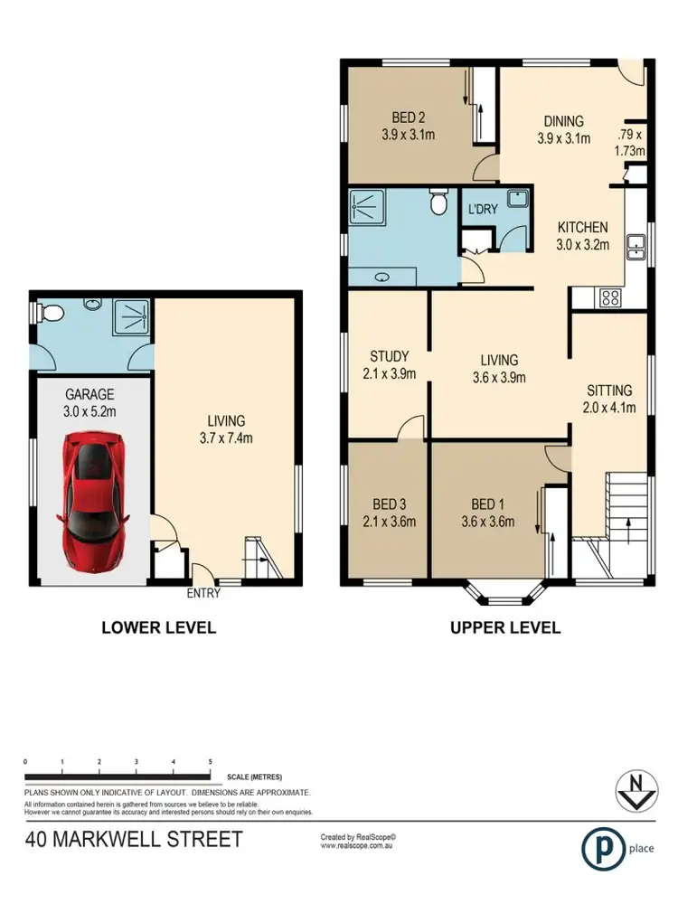 Floorplan of Homely house listing, 40 Markwell Street, Auchenflower QLD 4066