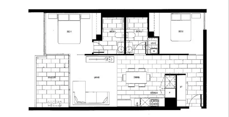 Floorplan of Homely apartment listing, 207/63-65 Atherton Road, Oakleigh VIC 3166