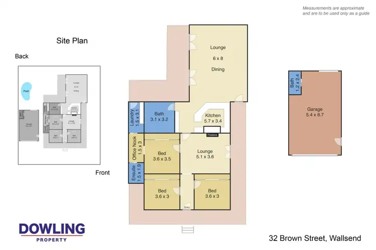 Floorplan of Homely house listing, 32 Brown Street, Wallsend NSW 2287