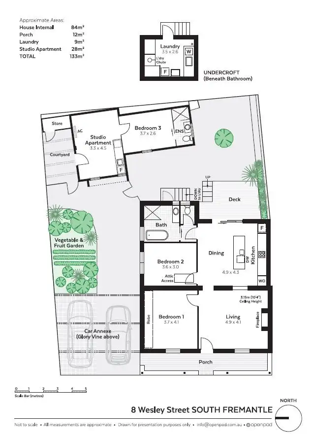 Floorplan of Homely house listing, 8 Wesley Street, South Fremantle WA 6162
