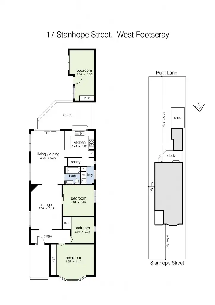 Floorplan of Homely house listing, 17 Stanhope Street, West Footscray VIC 3012