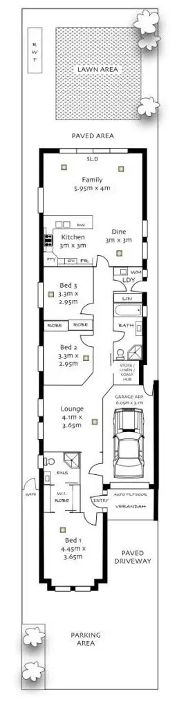 Floorplan of Homely house listing, 2F Freeman Avenue, Tranmere SA 5073