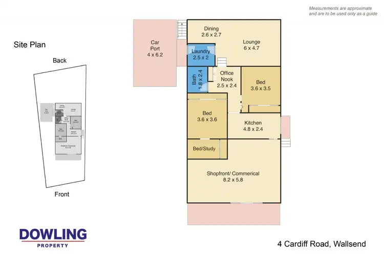 Floorplan of Homely house listing, 4 Cardiff Road, Wallsend NSW 2287