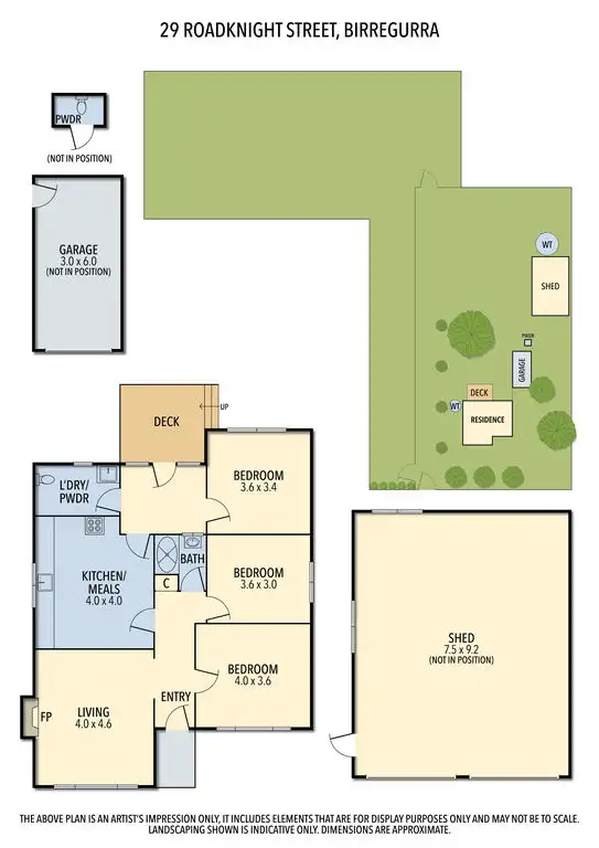 Floorplan of Homely house listing, 29 Roadknight Street, Birregurra VIC 3242