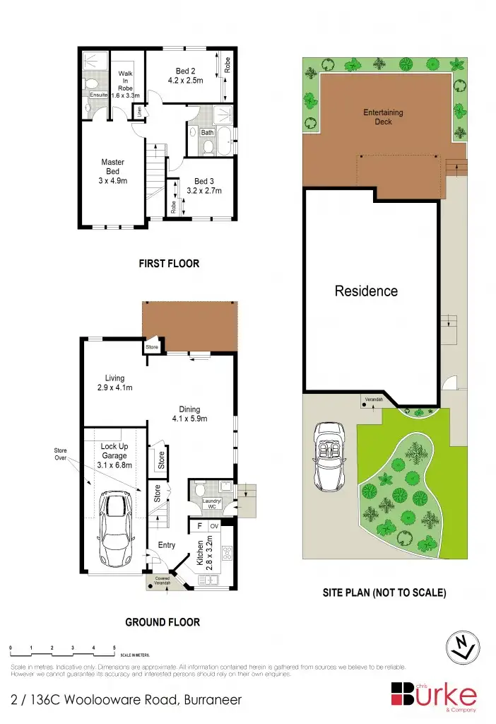 Floorplan of Homely townhouse listing, 2/136C Woolooware Road, Burraneer NSW 2230