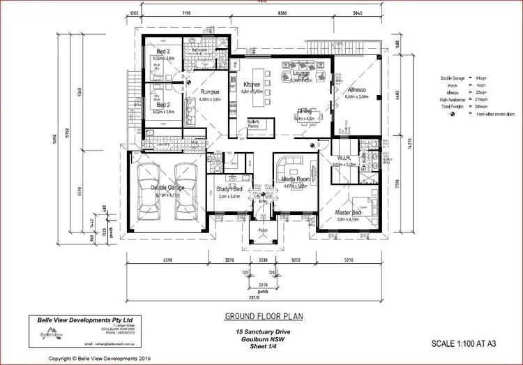 Floorplan of Homely house listing, 15 Sanctuary Drive, Goulburn NSW 2580