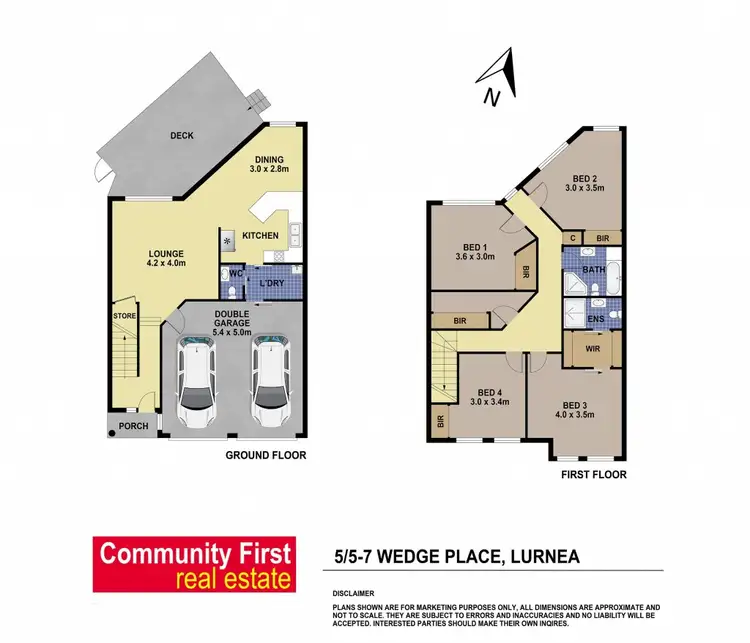 Floorplan of Homely townhouse listing, 5/5-7 Wedge Place, Lurnea NSW 2170