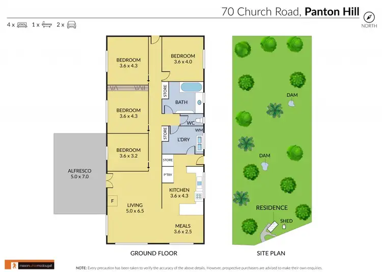 Floorplan of Homely house listing, 70 Church Road, Panton Hill VIC 3759